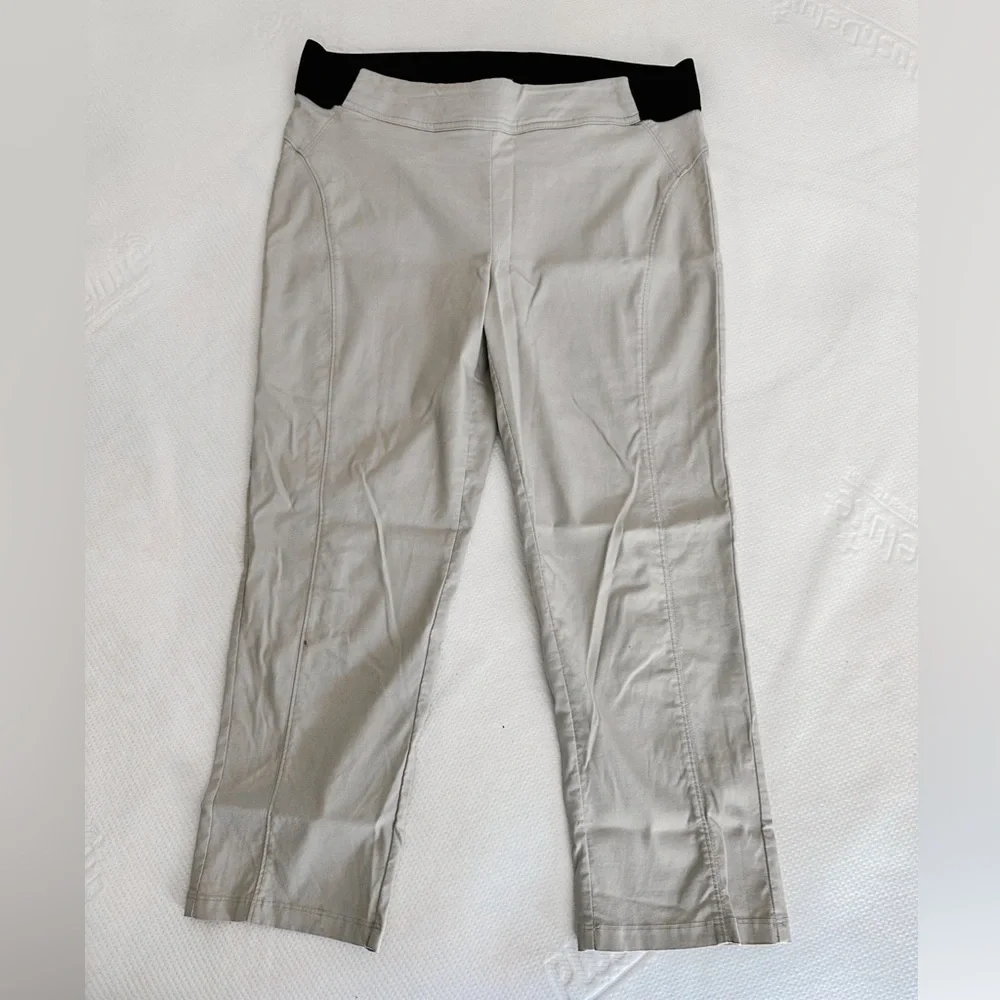 Simply Vera Vera Wang Stretch Cropped Pants, size M - Picture 1 of 4